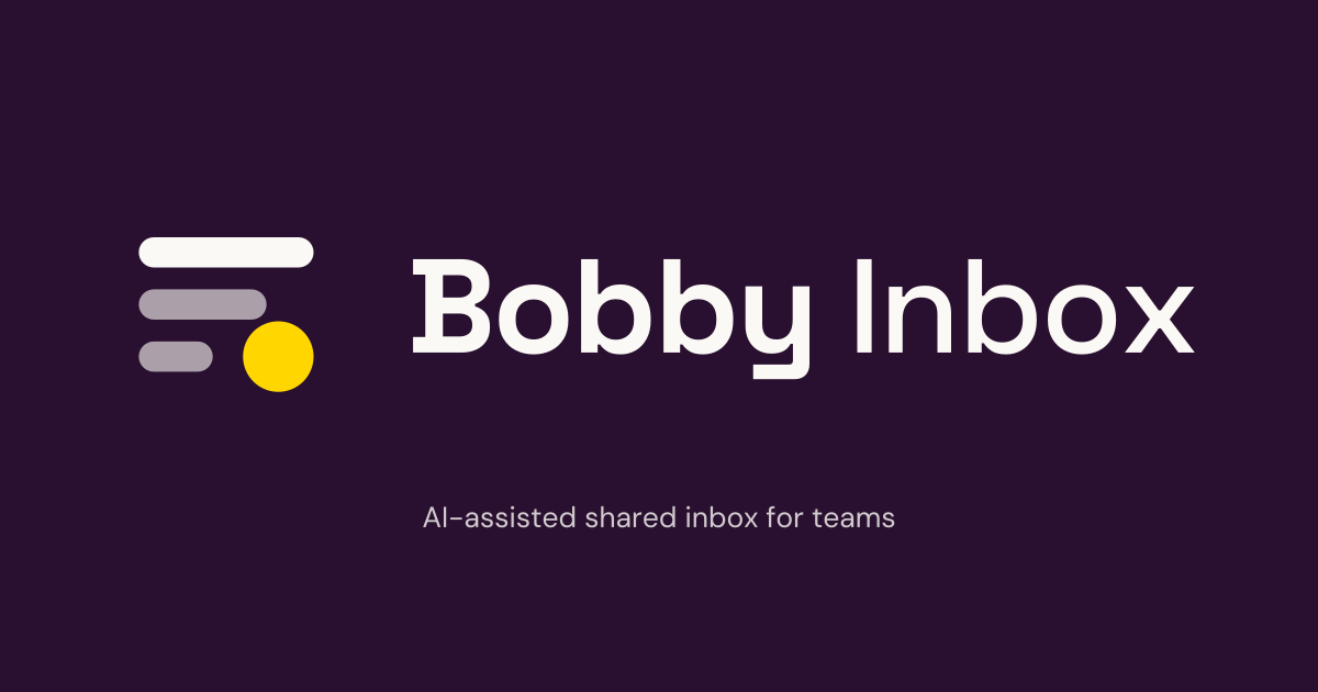 Bobby Inbox Open Graph share image